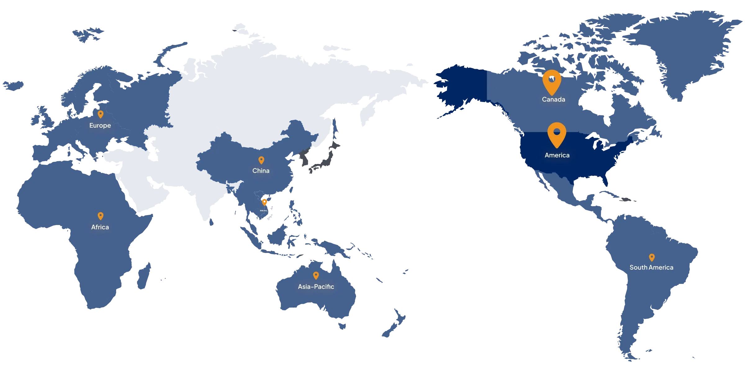 Global logistics market map